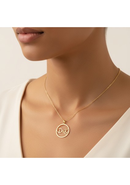 8 Ayar Altın Kolye Ucu D&k GM10943 0.5 gr