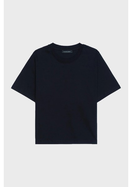 Pamuklu Regular Fit Bisiklet Yaka Logolu T Shirt Bayan T Shirt LB25FWCLAFUTS