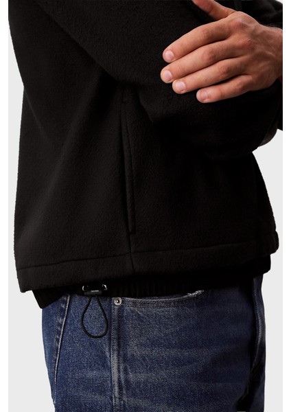 Oversize Fit Yarım Fermuarlı Dik Yaka Polar Sweat LV04RD229GUB1 Erkek Sweat LV04RD229G Ub1