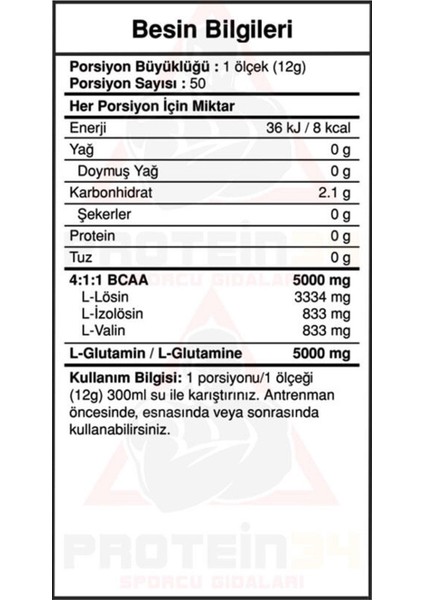 Big2 Bcaa + Glutamine 600gr 50 Servis Karpuz Aroma fiyatları