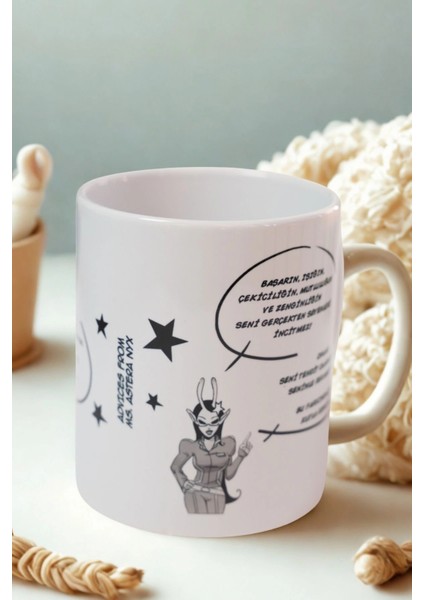 Motivasyon Mesajlı Porselen Kupa – Başarı, Işık ve Farkındalık Temalı Hediye Kupa fırsatları