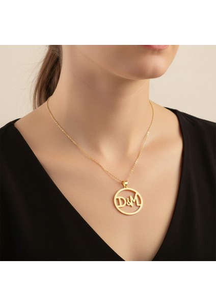 8 Ayar Altın Kolye Ucu D&m GM10965 1 gr