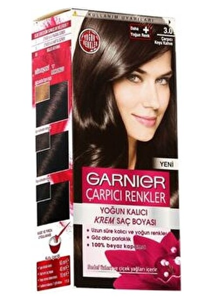 Çarpıcı Renkler 3.0 Koyu Kahve Saç Boyası Uzun Süre Kalıcı 99 ml Kadın Kullanımı indirimleri