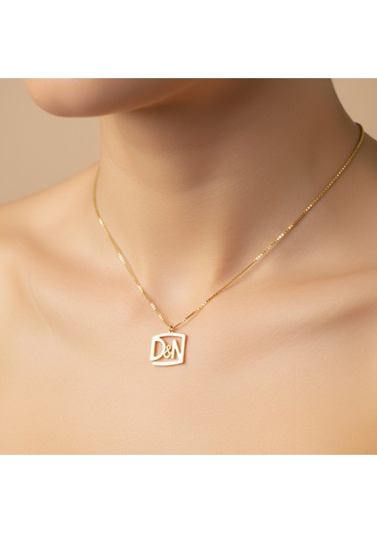 8 Ayar Altın Kolye Ucu D&n GM10991 0.5 gr