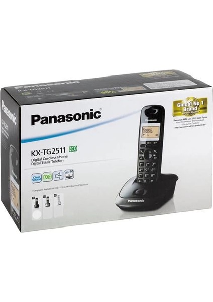 KX-TG2511 Siyah Dect Telsiz Telefon modelleri