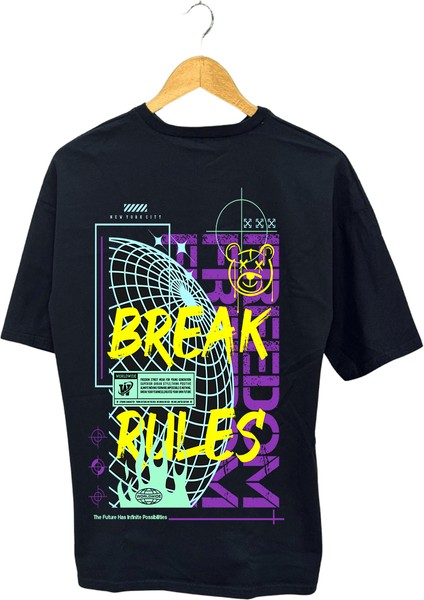 Break Rules Grunge T-Shirt