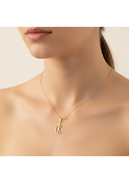 8 Ayar Altın Kolye Ucu C&k GM10675 0.5 gr