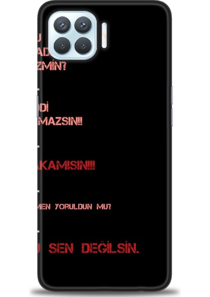 Oppo Reno 4 Lite Kılıf Hd Baskılı Kılıf + Seramik Tam Kaplayan Ekran Koruyucu 391