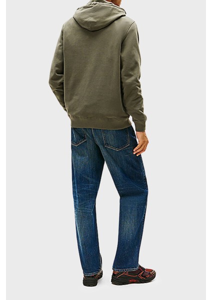 Logolu % 100 Pamuk Regular Fit Kapüşonlu Sweat Erkek Sweat DM0DM22113 Mrh modelleri