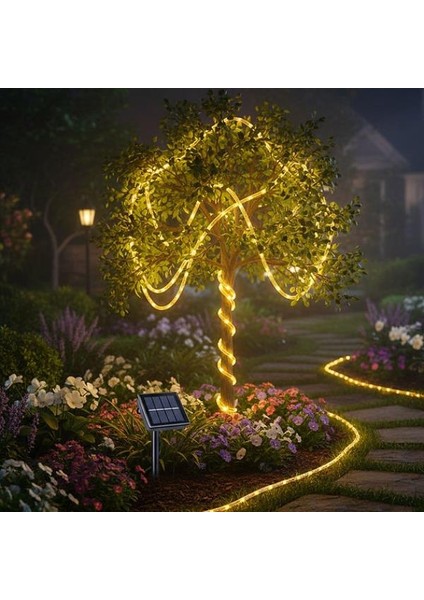 Güneş Enerjili 12 Metre Bahçe Aydınlatma modelleri