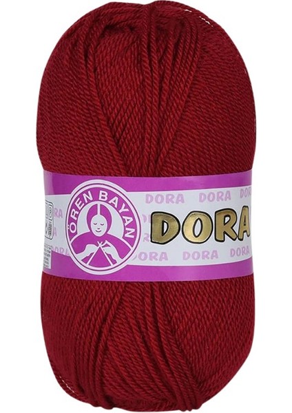 Ören Bayan Dora Örgü İpi - Kırmızı - 1 Adet - ( Renk Kodu : 033 ) fiyatları