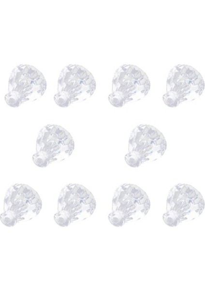 10X Açık Yüzlü Küçük Çekmece Düğmesi Dolap Çekme Kolu (Yurt Dışından)