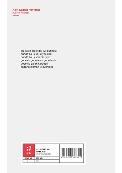 Açık Kaplan Haykırışı - Hüseyin Atlansoy fiyatları