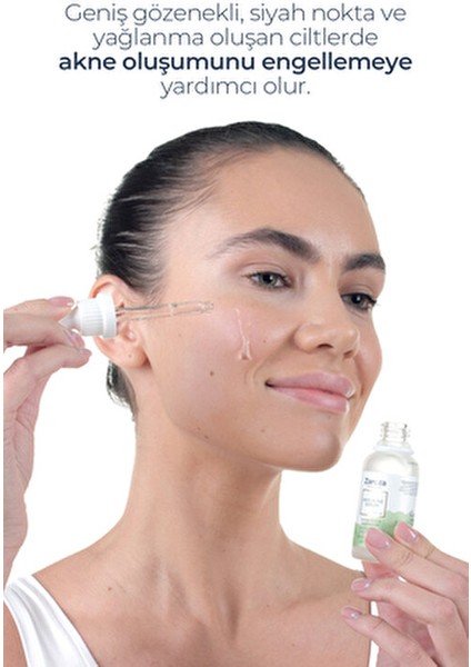 Serum Tüm Cilt Tipleri İçin Akne Oluşumunu Engelleyen 30 ml Niacinamide ve Azelek Asit