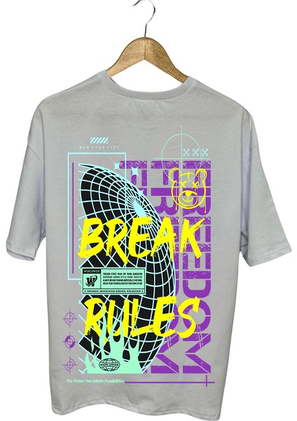 Break Rules Grunge T-Shirt