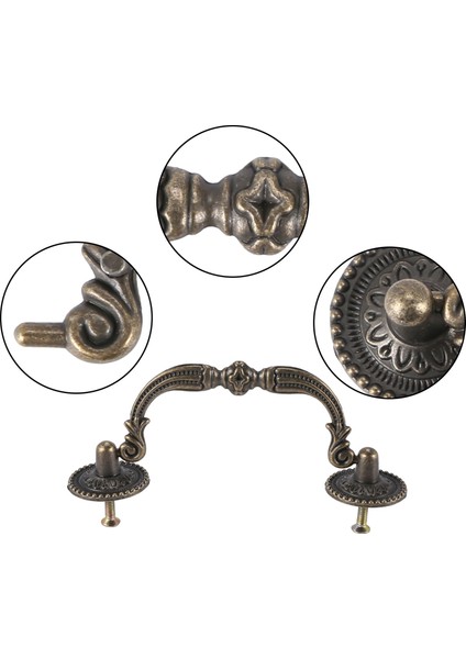 Antika Pirinç Dolap Kapı Çekmecesi 100 mm Tutamıyor (Yurt Dışından) indirimleri