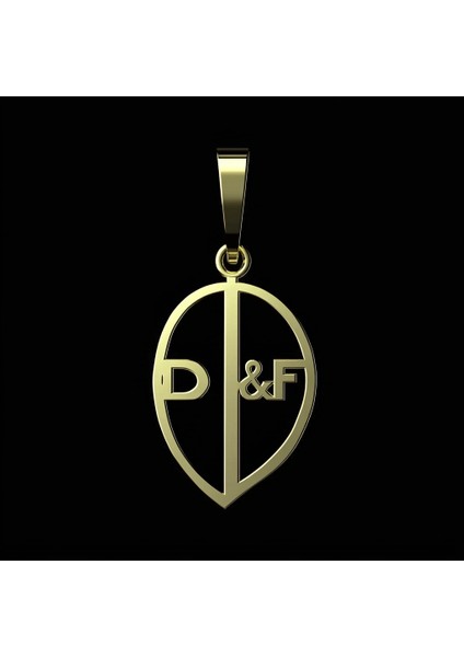 8 Ayar Altın Kolye Ucu D&f GM10865 0.5 gr fırsatları