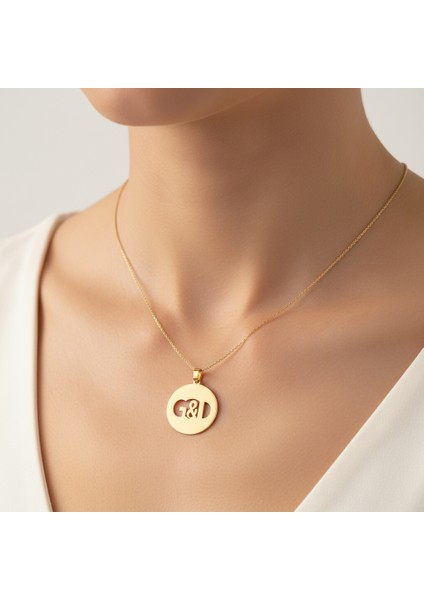 8 Ayar Altın Kolye Ucu D&g GM10869 0.5 gr