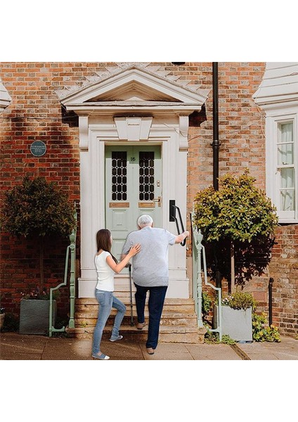 Açık Basamaklar Için Küpeşte Merdiven Korkuluk 1 Ila 3 Adım Merdivenler Yaşlılar Için Duvar Monte Edilmiş Engelli Hamile Kadınlar (Yurt Dışından) modelleri