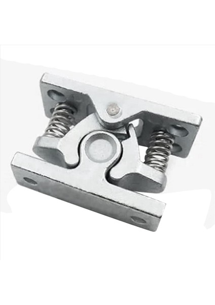 2pcs Yay Yüklü Kapı Kolay Kilit Durdur Yakalama Bırakma Kelepçesi Çift Roller Catch (Mp-4) (Yurt Dışından) fiyatları
