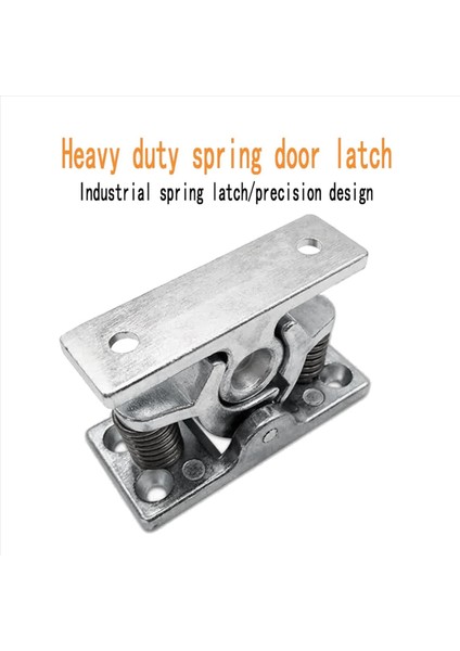 2pcs Yay Yüklü Kapı Kolay Kilit Durdur Yakalama Bırakma Kelepçesi Çift Roller Catch (Mp-4) (Yurt Dışından) fırsatları