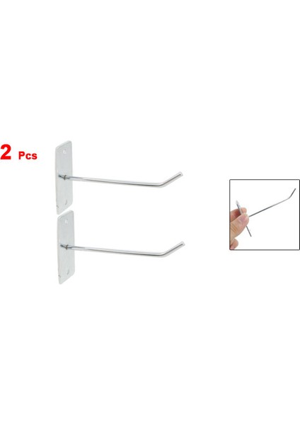 2 Adet Duvar Tahtası Askısı Metal Giysiler Havlular Kanca Gümüş Ton (Yurt Dışından) fiyatları