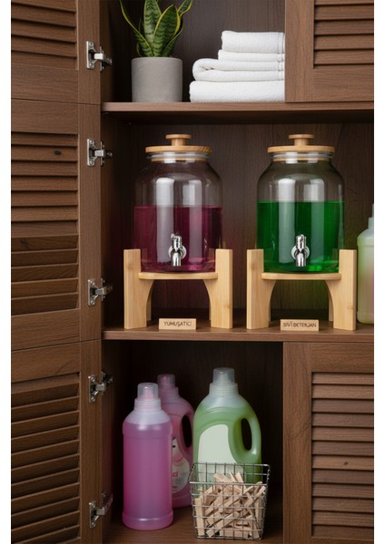 Fuente - Bambu Kapak ve Standlı Cam Sebil 3l fiyatları