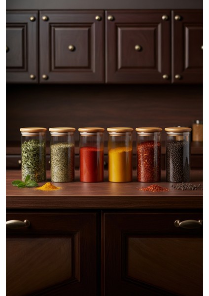 Zolla 6 Adet Cam Baharatlık