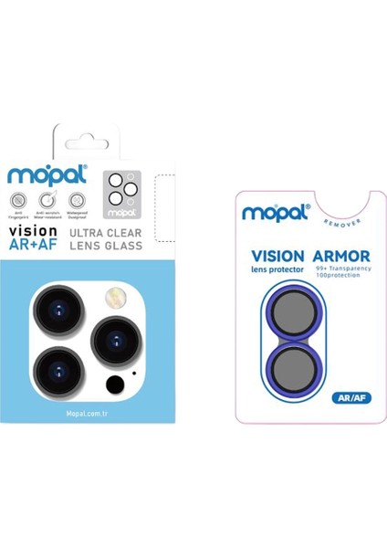 iPhone 17 Uyumlu Vision Ar + Af Ultra Clear 9h Hardness Temperli Kamera Lens Koruyucu