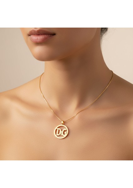 8 Ayar Altın Kolye Ucu D&g GM10887 0.5 gr
