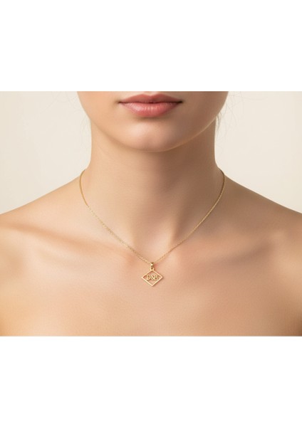 8 Ayar Altın Kolye Ucu D&h GM10908 0.5 gr