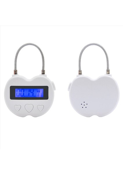 2x Akıllı Zaman Kilidi LCD Ekran Zaman Kilidi Çok Fonksiyonlu Zamanlayıcı Su Geçirmez USB Şarj Edilebilir (Yurt Dışından) modelleri