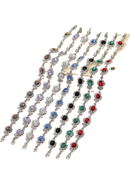 2025 Yeni Kadın Çok Renkli Zirkonyum Çiçek Dalları Şanslı Bileklik (Yurt Dışından) fiyatları