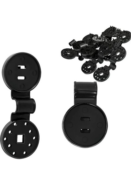 Yeni Gölge Bez Kilidi Kavrama Gölgeli Bez Klipler Sera Gölgesi Bezi Bahçe Ağ Güneş Gölgesi Net (50 Pc) Için Kelepçe (Yurt Dışından)