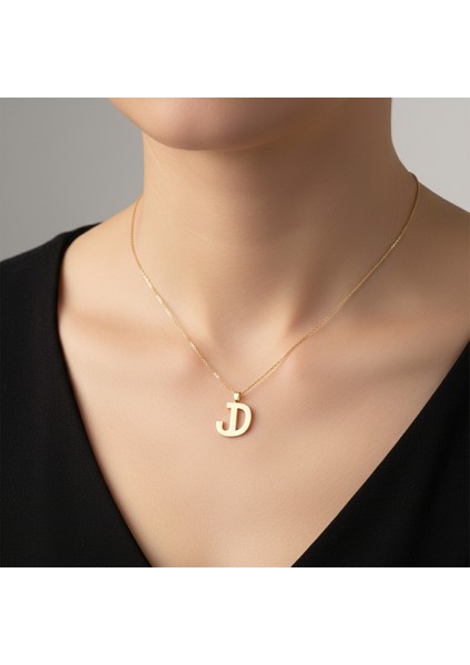 8 Ayar Altın Kolye Ucu D&j GM10928 0.5 gr