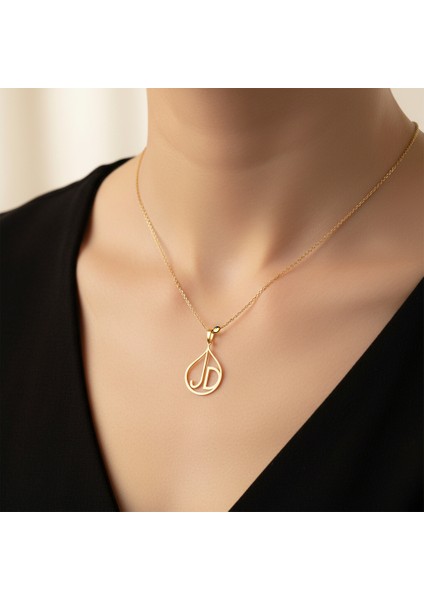 8 Ayar Altın Kolye Ucu D&j GM10931 0.5 gr