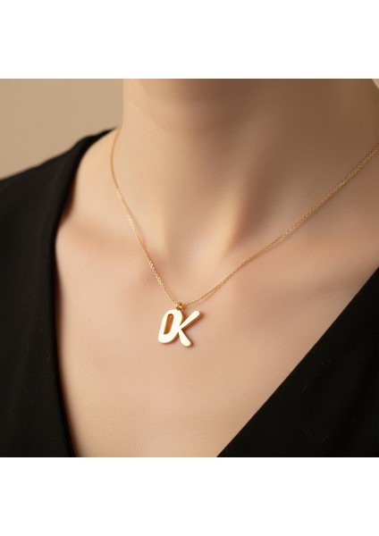 8 Ayar Altın Kolye Ucu D&k GM10935 0.5 gr