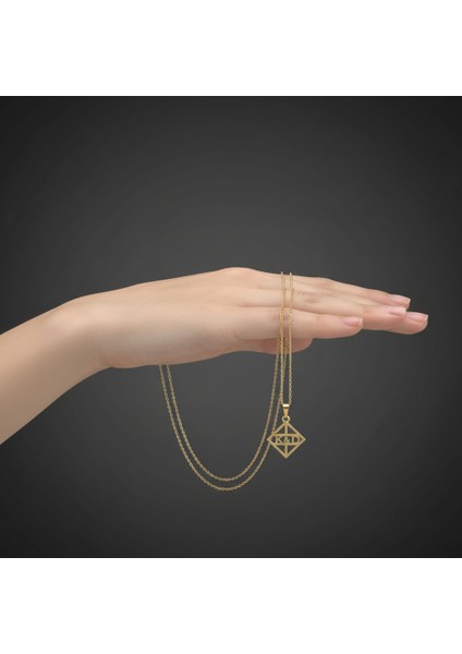 8 Ayar Altın Kolye Ucu D&k GM10936 0.5 gr fiyatları