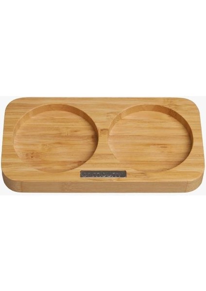 Doğal Bambu Yağlık ve Sirkelik Standı, Dayanıklı, Küçük Dikdörtgen 16x8.5 cm, Açık Kahverengi, Mutfak Düzeni İçin İdeal modelleri