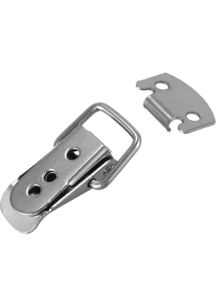 4x Gümüş Tonlu Metal Geçiş Çizgisi Mandalı Düz Döngü 1 6 Inç Yakalama (Yurt Dışından) indirimleri