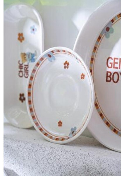 Buddy Bear 6 Kişilik Kahvaltı Takımı 21 Parça Renkli Seramik ile Şık Sunum