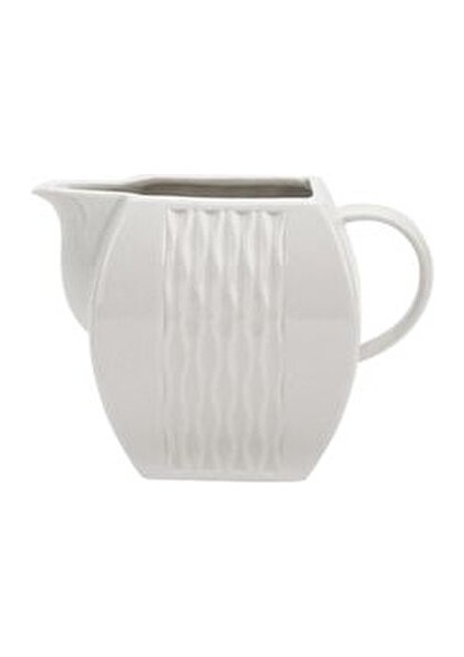 N.Wave 29 Parça Kahvaltı Takımı 6 Kişilik Beyaz Porselen Kare Tabak Seti