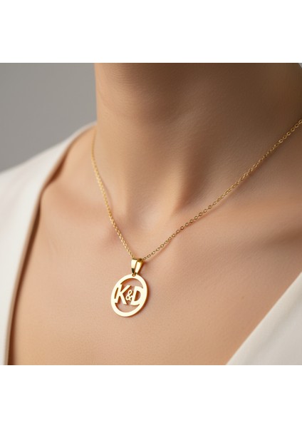 8 Ayar Altın Kolye Ucu D&k GM10942 0.5 gr