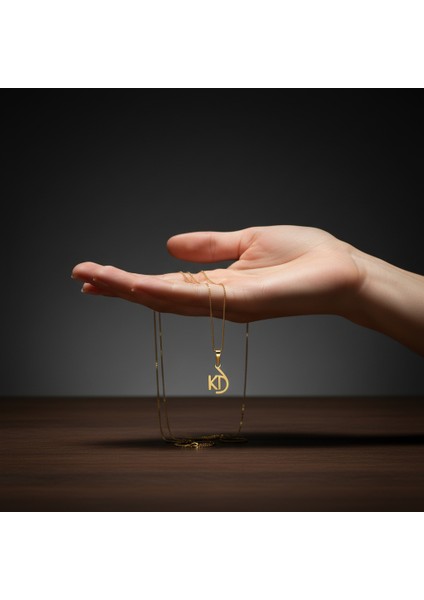 8 Ayar Altın Kolye Ucu D&k GM10949 0.5 gr fiyatları