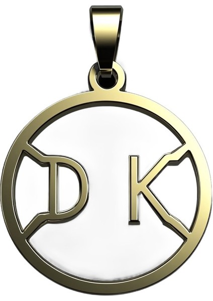 8 Ayar Altın Kolye Ucu D&k GM10950 0.5 gr