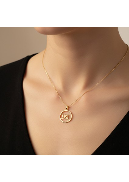 8 Ayar Altın Kolye Ucu D&l GM10955 0.5 gr