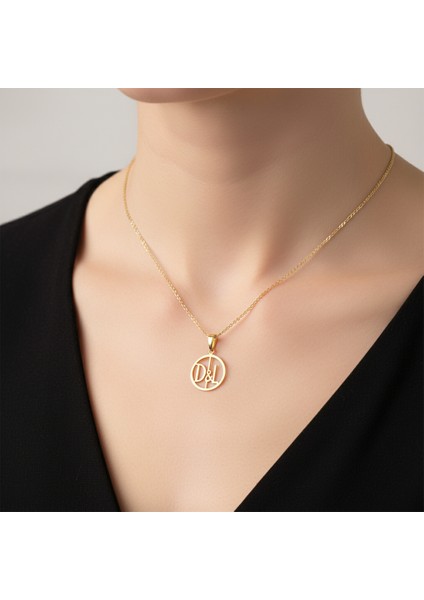 8 Ayar Altın Kolye Ucu D&l GM10959 0.5 gr