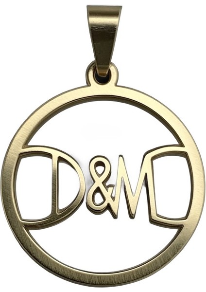 8 Ayar Altın Kolye Ucu D&m GM10966 0.5 gr