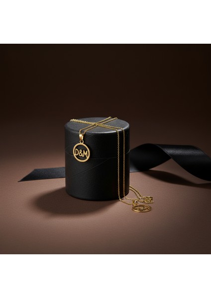 8 Ayar Altın Kolye Ucu D&m GM10971 0.5 gr modelleri