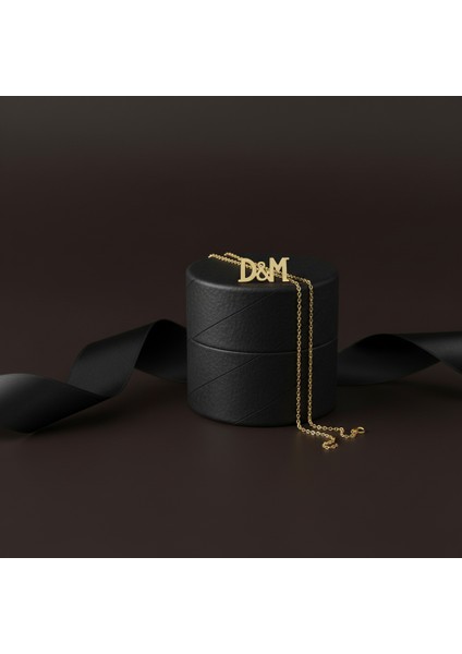 8 Ayar Altın Kolye Ucu D&m GM10973 0.5 gr modelleri